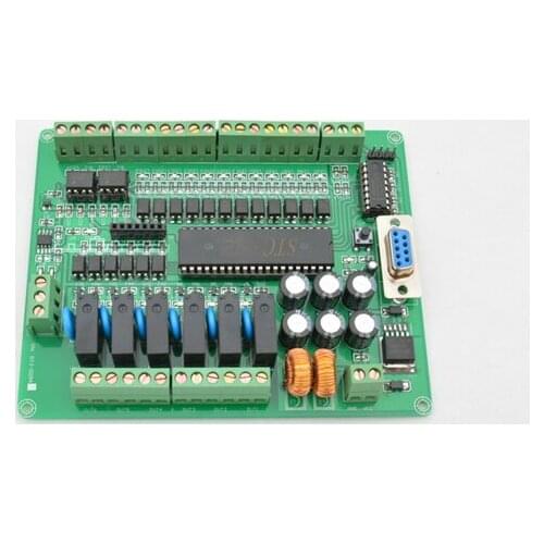 16 Ways Input 6-way Output Relay STC12C5A60S2 Programming Industrial Control Board Independent 232 and 485 Communication