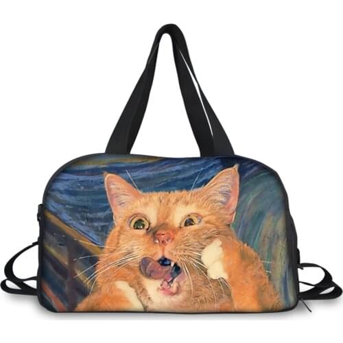 2020 New Styles Travel Bags Animal Print Luggage Bag Large Capacity Fitness Bag for Men Woman Custom Desgin Handbag Duffle