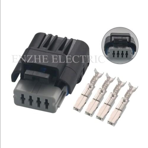 50set car female cable Wire harness socket 4 pin Connector automotive plug DJ7047C-1.5-21 Include terminal and seal
