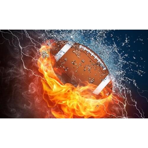 5d Diy diamond drawing embroidery decoration magic painting diamond cross stitch crystal spuare&round sets ball sports rugby