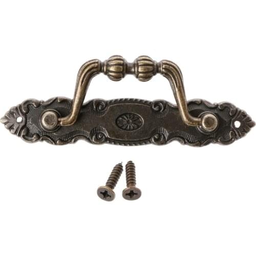 Antique Pull Handles for Drawer Cabinet Door Wooden Chest Box Bin Metal Drawer Pulls Handles Wardrobe Pulls Handles