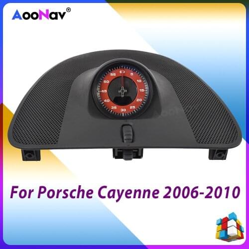 Car Stopwatch For Porsche Cayenne 2006-2010 Car Interior Dashboard Clock Decoration Clock Compass Electronic Time