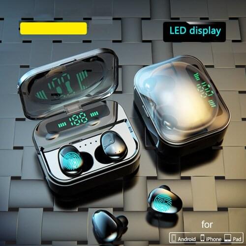 Bluetooth earphones new private model cross-border TWS-X7 true wireless Bluetooth headset LED digital display wireless sports