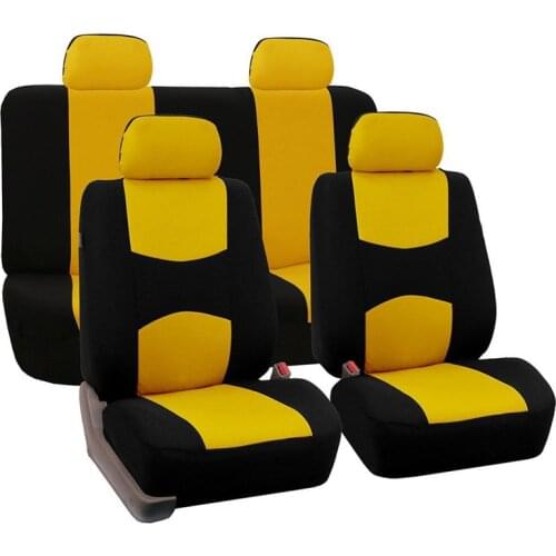 Aimaao 2/4/9 Pcs Universal Car Seat Cover Interior Accessories Vehicle Seat Covers For VW Megane 2 Ford Focus 2 Mondeo Mk4