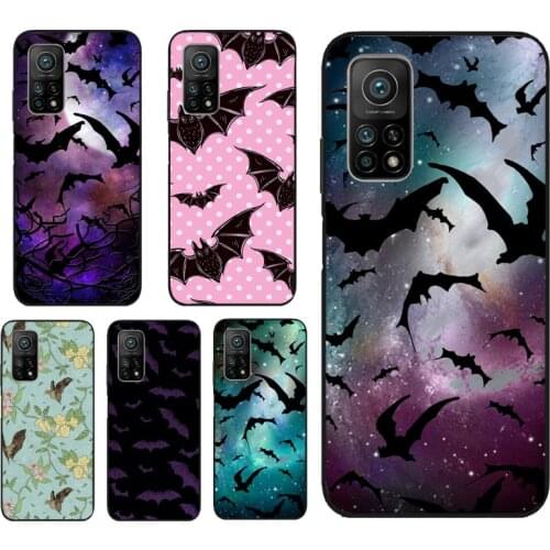Vampire Bats Full Moon Halloween Case For POCO X3 Pro F3 M3 Back Cover Coque Funda For Xiaomi Mi 11 Lite Ultra Pro 10T 9T