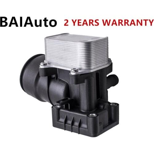 Engine Oil Cooler For Audi A1 A3 A4 A5 A6 Q3 Q5 TT For VW Tiguan Touran Scirocco Passat Golf EOS 1.6 TDI 03L115389H 03L115389H