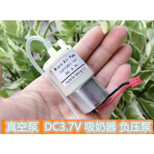 DC 3V 3.7V 5V Micro RF-310 Motor Air Pump Vacuum Negative Pressure Self-priming Suction Pump for Aquarium/ Massager