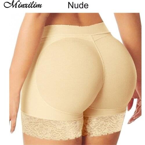 Minxilim High Fit Butt Lifter Shapewear Corrective Shorts For Slimming Panties Push Up Woman Hip Black Sexy Control Panties 2020