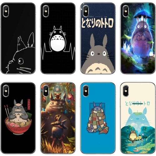 My Neighbor Totoro Soft phone cover case For Huawei P40 P30 P20 Pro P10 P9 Lite Y5 Y6 Y7 Y9 P Smart Plus 2018 2019