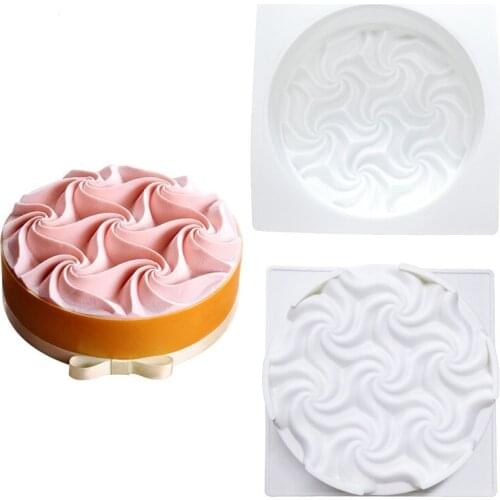 New Cream Flower Shape Silicone Cake Mold For Baking Mould Dessert Mousse Pan Bakeware Moule Pastry Decoration Tools