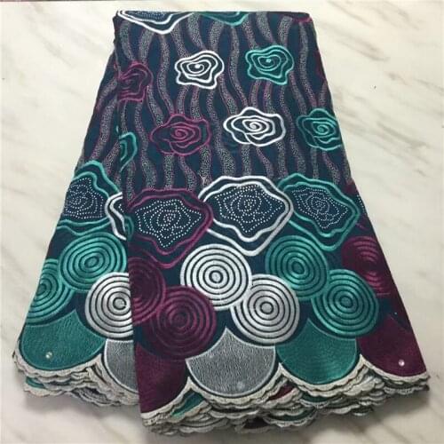 Latest 2021 African Lace Fabric Cotton Swiss Voile Lace In Switzerland Nigerian Lace Fabrics Swiss Lace Fabric 5 Yards M4871