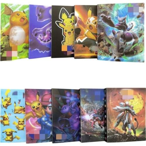 NEW 240pcs Pokemon Card Binder Collection Card Game Card Playing Album Pokemones Cards Holder Novelty Gift for Kids
