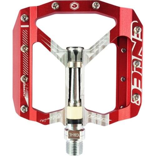 2pcs Ultralight Bicycle Pedal All CNC Mtb DH XC Mountain Bike Pedal L7U Material +DU Bearing Aluminum Pedals Cycling Accessories