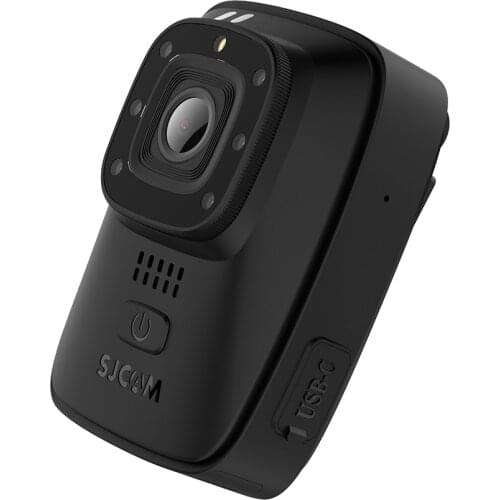 SJCAM A10 Portable Law Enforcement Camera Wearable IR-Cut B/W Switch Night Vision Laser Lamp Infrared Action Cam 2650mAh Battery