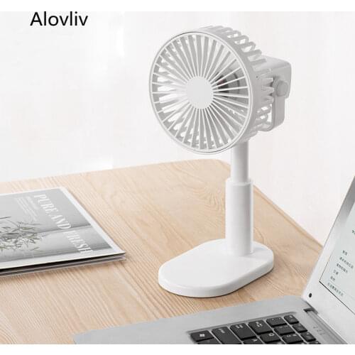 Adjustable Desktop Mini Fan USB Portable Fan For Home Cooling Fan Rechargeable Office Air Cooler With 4000mAh Battery