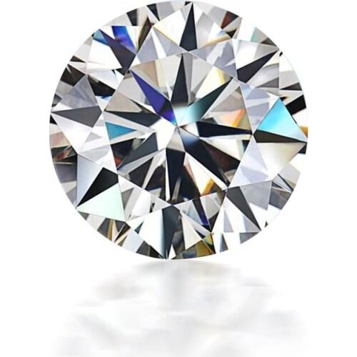 Moissanite earrings 14K 0.2ct-4ct D Color Brilliant Round Cut Lab Created Diamond Earrings Moissanite Stud Earrings for Women