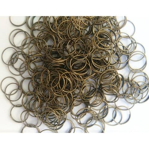 10000pcs/lot Bronze Color 12mm Crystal Chandelier Connector Of Metal Rings Lamp Parts Connector Metal connectors