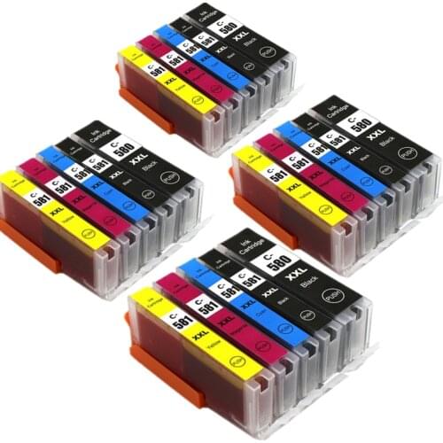 Compatible For canon 580 581 PGI-580 CLI-581 XXL ink cartridge TS705 TR7550 TR8550 TS6150 TS6151 TS6250 TS9550 TS9551C printer