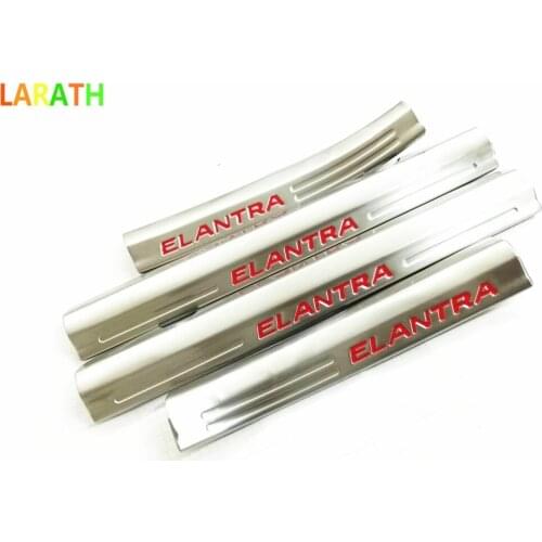 Special Purpose Vehicle threshold strip special modified upper body decoration built Welcome scooter for hyundai elantra 2016