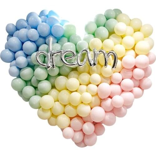200pcs/Lot Color Macaron Latex Balloon Unicorn Party Romantic Wedding Decoration Baby Shower Party ValentineS Day Decor Balon
