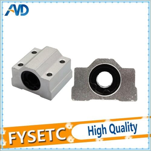 1PC SC6UU/SC8UU/SC10UU/SC12UU/SC16UU Linear Motion Ball Bearing Slide Block Bushing Linear Shaft for 3D Printer CNC Part
