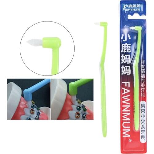 1pc Soft Brush Cleaners Interdental Bristle Orthodontic Braces Cleaning Interdental Tooth Brush Floss Teeth Cleaning Oral Care
