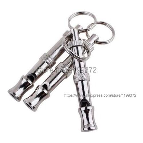 1000pcs a lot Pet Dog Training Adjustable Ultrasonic Sound Whistle Dog Training Tool Cute Training