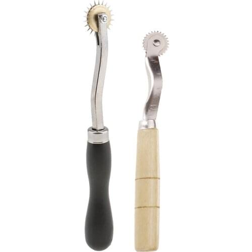 2 Piece Tracking Tool Wheel Toothed Edge Point Cutting Pattern