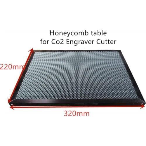 320*220mm aluminum laser honeycomb table honeycomb platform co2 laser engraving cutting 40W engraver machine part