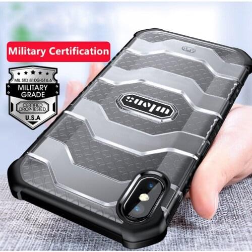 For Apple iPhone Xr iPhoneXr Case Wlons Military Rugged Armor Case for iPhone Xs iPhoneXs Max Drop-tested Protection Back Cover