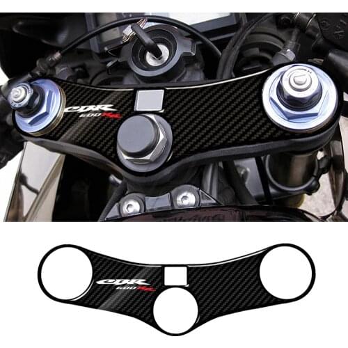 For Honda CBR600RR 2005-2006 3D Carbon-look Upper Triple Yoke Defender