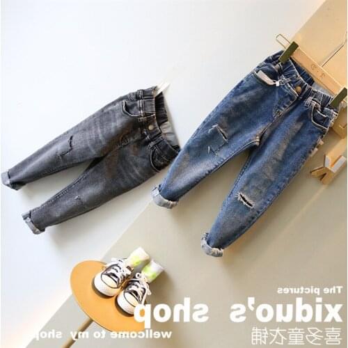 2 3 4 5 6 Y Toddler Girls Jeans Spring Autumn High Quality Denim Pants for Girls Kids Trousers 2020 New Arrival Children Pants