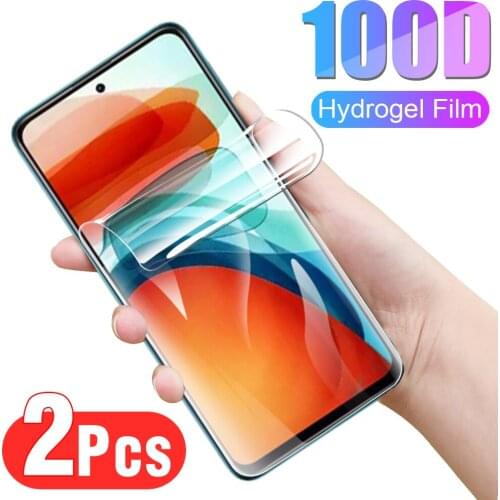 2PCS Hydrogel Film For Xiaomi Poco X3 GT Screen Safety Film For Poco X3GT X3 Pro X3 NFC M3 Pro 5G F3 GT Protector Film Not Glass
