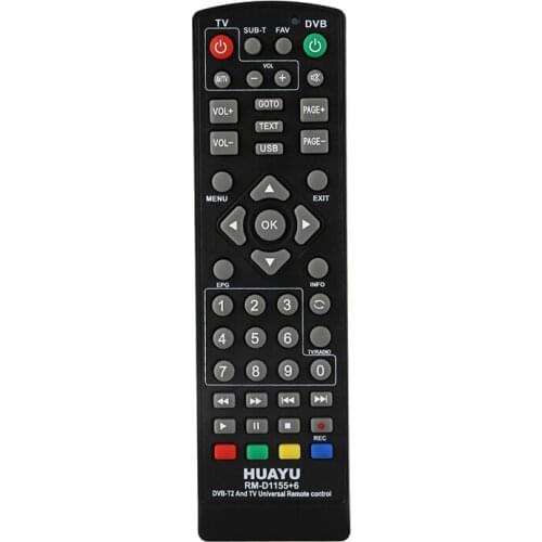 HUAYU Universal Tv Remote Control Controller Dvb-T2 Remote Rm-D1155 Sat Satellite Television Receiver