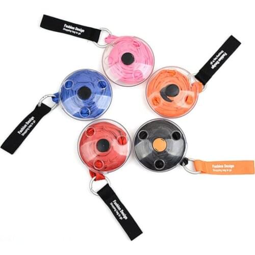 Creative Foldable Storage Bag Small Disc Portable Shopping Bag Reusable Turntable Messenger Bag High capacity Bag organizer