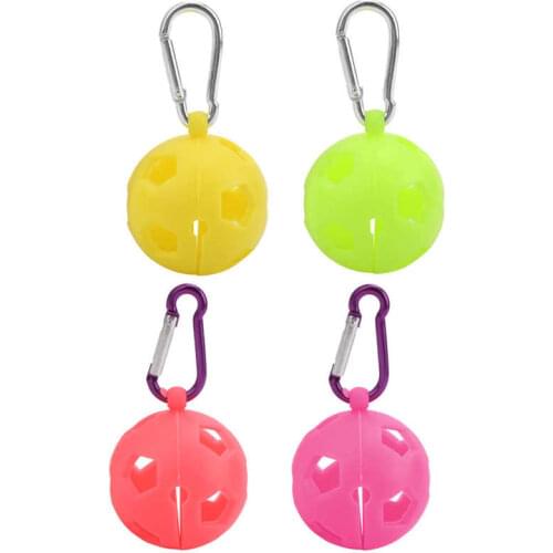 Ball Protective Cover Silicone Sleeve Holder with Keychain Ball Holder Training Accessory