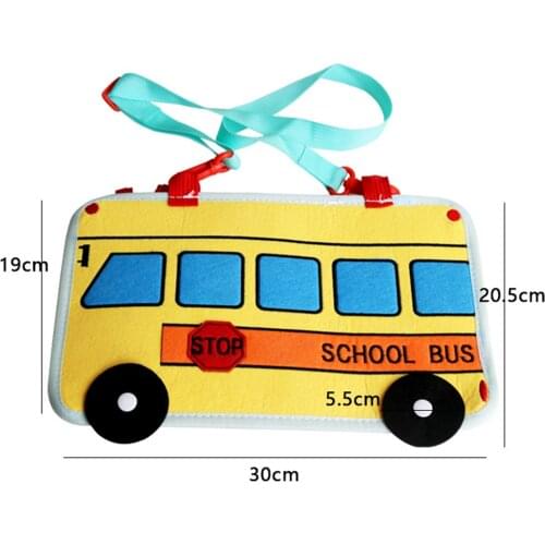 Toddler Montessori Educational Busy Board Toys Gift Pre-school Button Toy