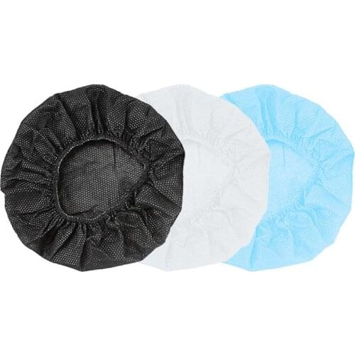 OOTDTY 100Pcs/Bag Soft Disposable Headphone Cover Nonwoven Earmuff Cushion 10-12CM Headset