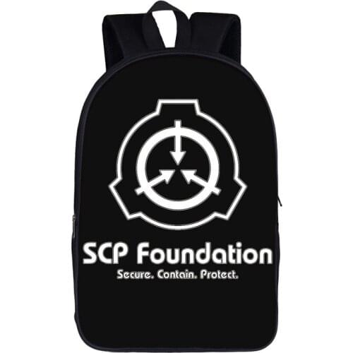 SCP Special Containment Procedures Foundation Backpack For Teenager Scp Women Men Casual Mochila Children School Bags Backpack