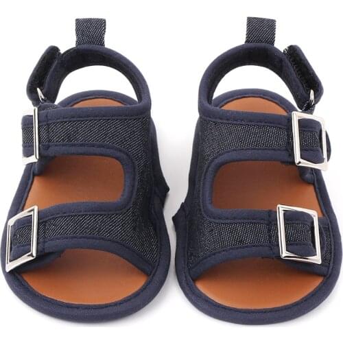 Sandals Newborn Baby Boy Girl Kids Leisure Crib Shoes Baby Soft Sole Sandals 0-18M