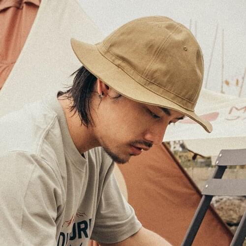 HAT-0008 Classic Super Quality Vintage Stylish Free Size 58-60cm 100% Cotton Bucket Ha't