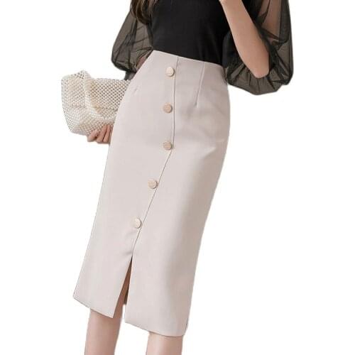 Shintimes Slit Pencil Skirts