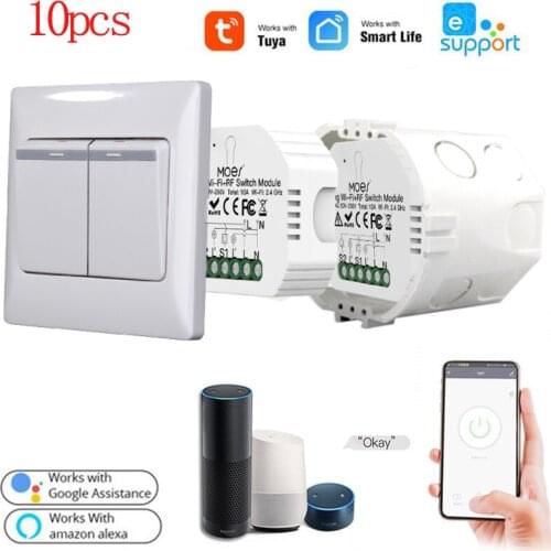 Wifi Smart Switch For XiaoMi Smart Wireless Remote Switch Light Controller Module Alexa Google Home Tuya Smart House Smartlife