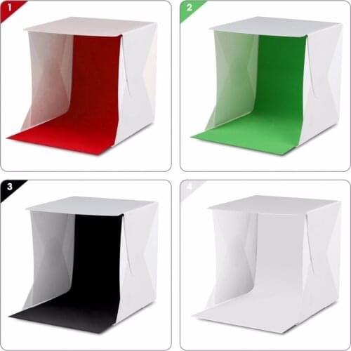 New 30*30cm Shadowless Photography Back Light Table Top Photo Booth Background Light Box