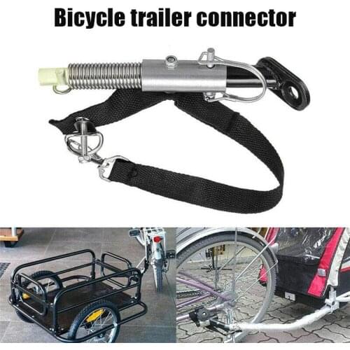 Universal Bike Trailer Bike Trailer Hitch Baby Pet Hitch Linker Connector Bicycle Rear Rack Accessories ZJ55