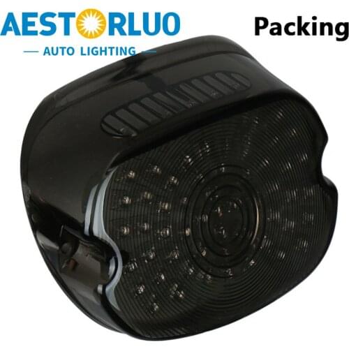 AESTORLUO Factory Supply Tail Light Assembly For Harley Motorcycle For Harley Dyna Road King Sportster Softail Touring 12V