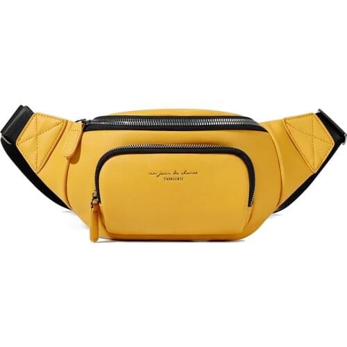 Women Chest Bag Female Fashion Waist Bag PU leather Small Crossbody Bags Waist Belt Bag One Shoulder Bag Travel Pack Phone Purse