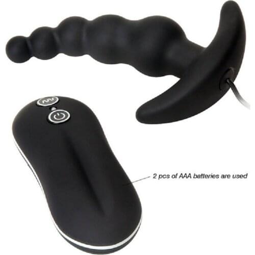 10 Frequency Vibrating Prostate Massager Anal Plug Dildo Vibrator Anal Beads Butt Plug Vibrators For Men Adult Product