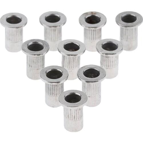 10Pcs/Lot M4-M8 Stainless Steel Metric Thread Rivet Nut Inserts Nut
