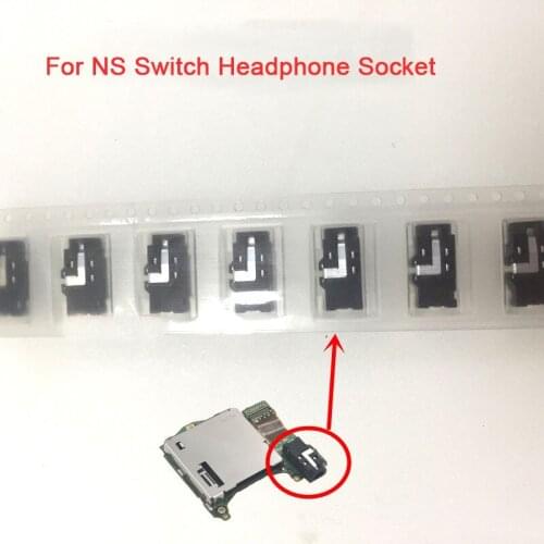 20PCS Brand New NS Switch Headset Port Headphone Dock Earphone Connector Jack Plug Port Socket Repair Parts